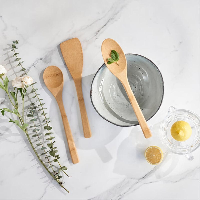 Bambu Kitchen Basics - 3pk Bamboo Utensils