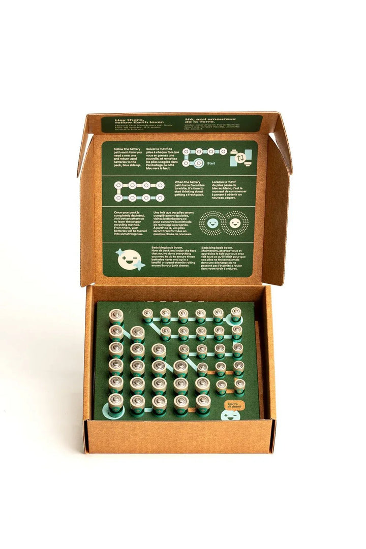Better Battery Co. Zero Waste AA + AAA Combo Pack by BetterBattery