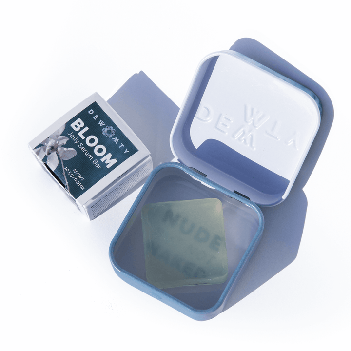 DEW MIGHTY Dynamic Duo Skincare Set – Bloom Solid Jelly Serum & Moisturizer