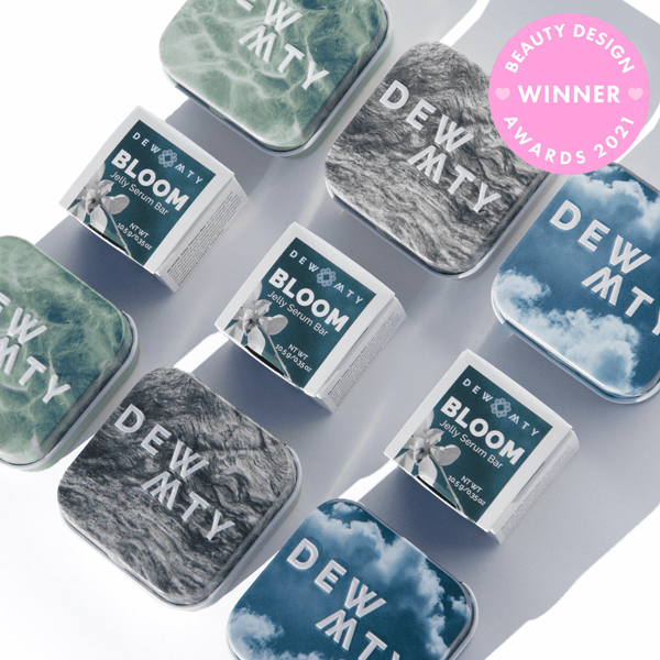 DEW MIGHTY Dynamic Duo Skincare Set – Bloom Solid Jelly Serum & Moisturizer