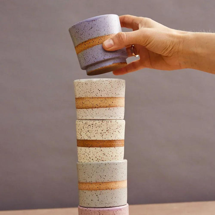 Earth and Element Tiny Cups - Stoneware Cups, Multiple Colors, Handmade in USA