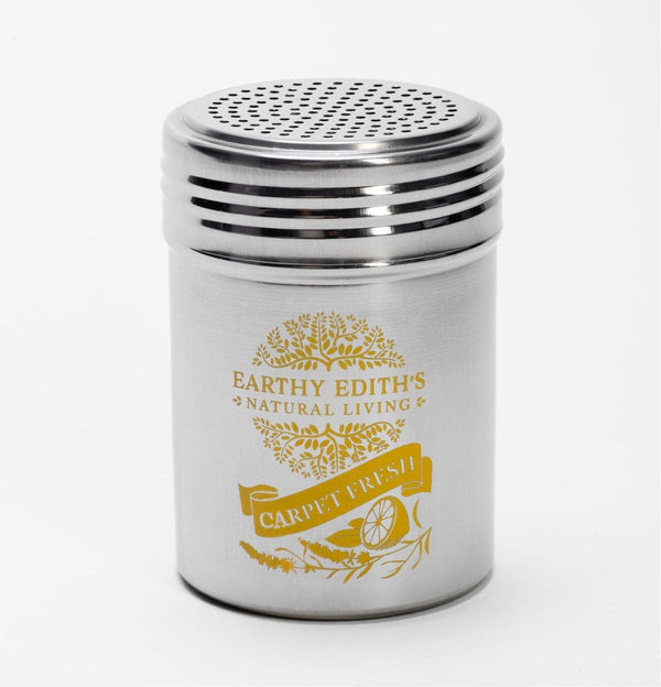 Earthy Edith’s 10oz in stainless steel shaker SIMPLE Carpet Fresh