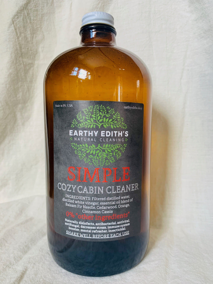 Earthy Edith’s 32oz Refill SIMPLE Cozy Cabin Cleaner