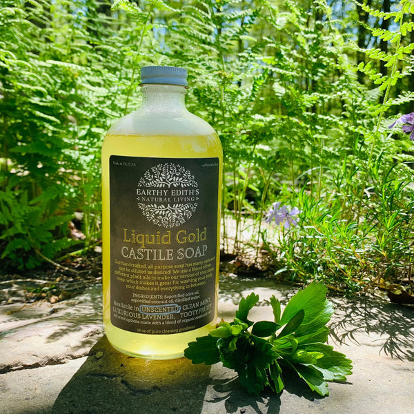 Earthy Edith’s Liquid Gold All Purpose Castile Soap