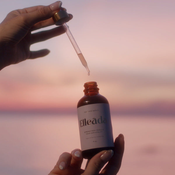 Elleada Vegan Hair Strengthening Serum – Natural Relief for Hair Loss & Itchy Scalp