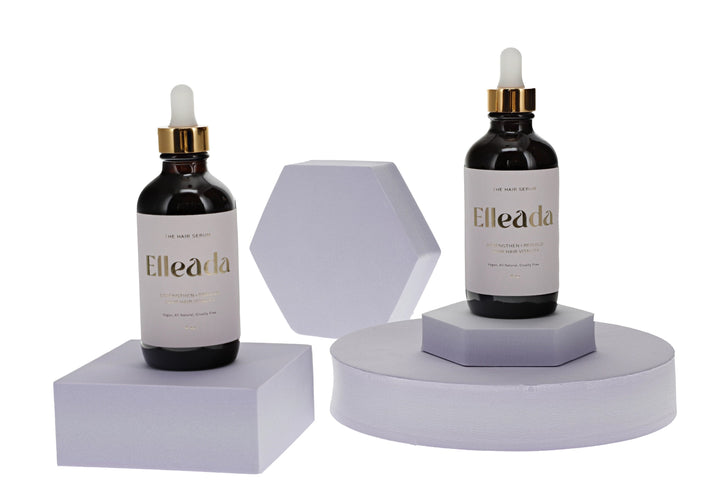 Elleada Vegan Hair Strengthening Serum – Natural Relief for Hair Loss & Itchy Scalp