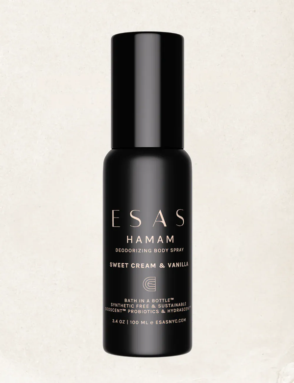 Esas Beauty 3.4 OZ (1200 SPRAYS) Sweet Cream & Vanilla Hamam Deo Body Spray