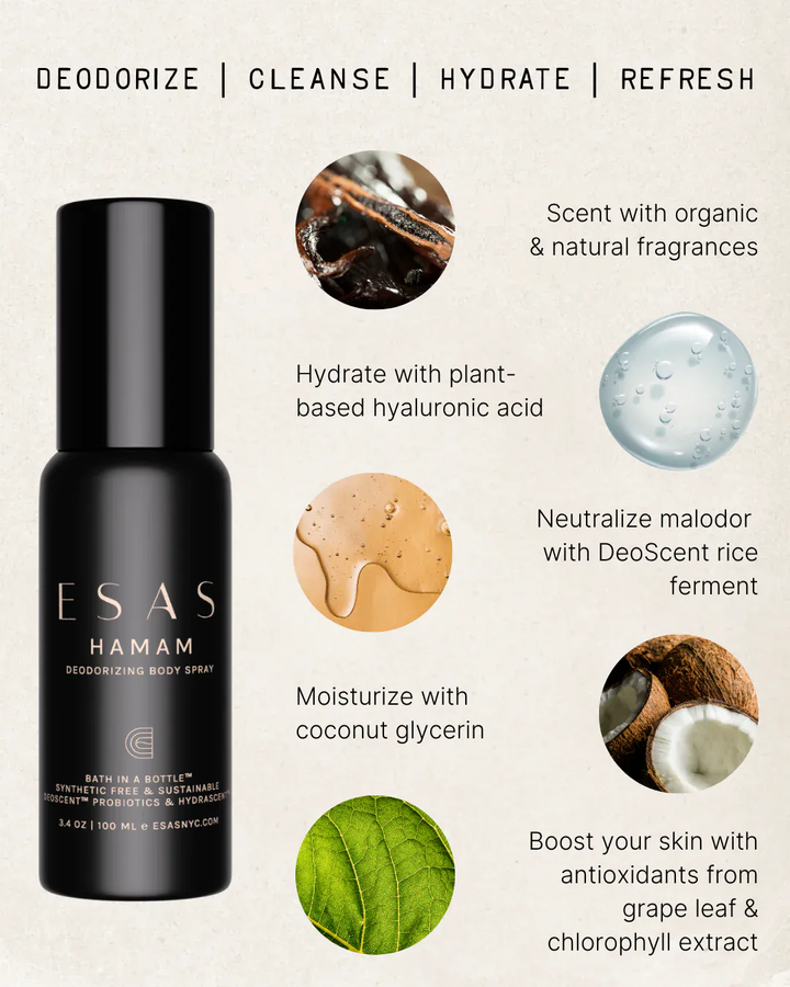 Esas Beauty Gardenia & Lily Hamam Deo Body Spray