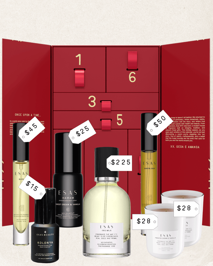 Esas Beauty Holiday Advent Calendar with Iris Milk Iris Milk Fragrance