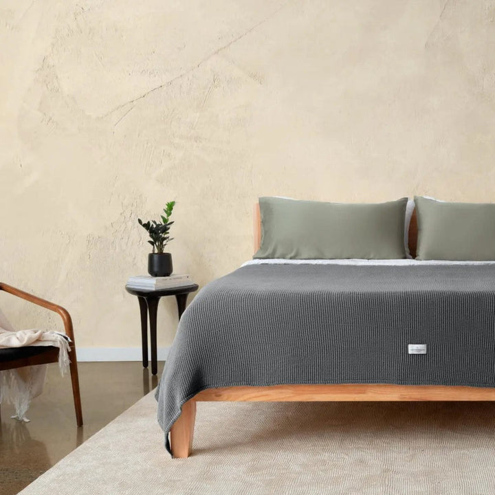 ettitude Blissful CleanBamboo® Waffle Throw Blanket