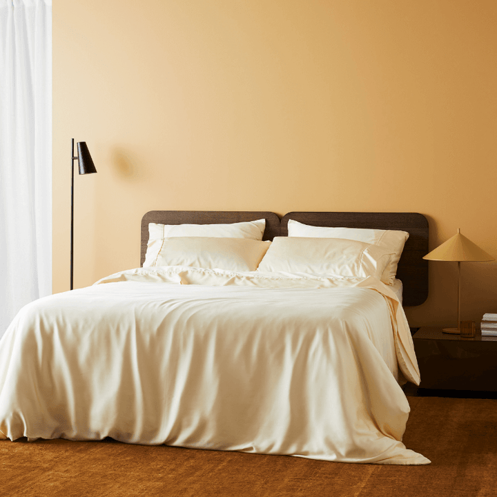 ettitude Butter / Full/Queen Signature Sateen Duvet Cover