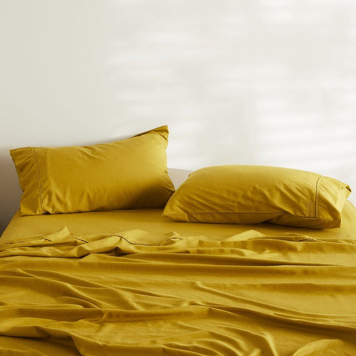 ettitude Honey / Standard Linen+ Pillowcase Set