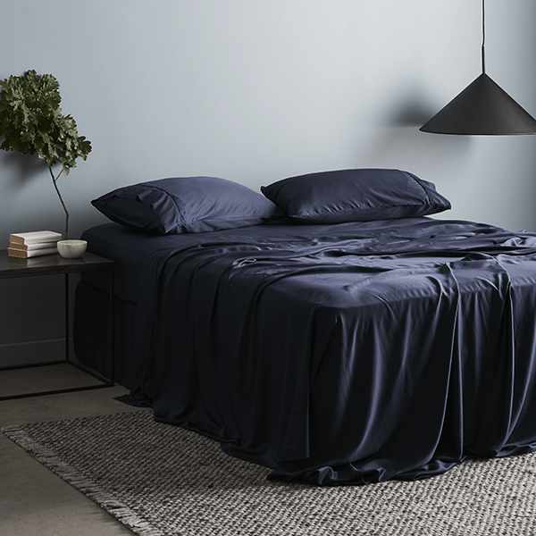 ettitude Ocean / Twin Signature Sateen Sheet Set