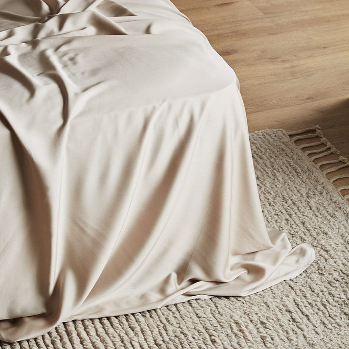 ettitude Signature Sateen Fitted Sheet