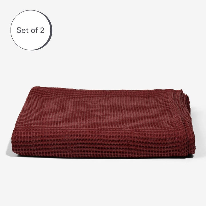 ettitude Sumac / Bath Towel Waffle Towels