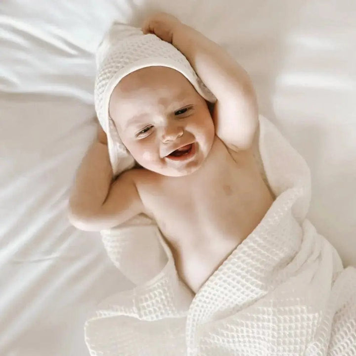 ettitude Waffle Hooded Baby Towel