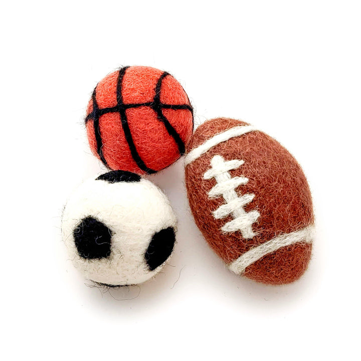 Friendsheep Pack of 3 Sporty Pet Toys
