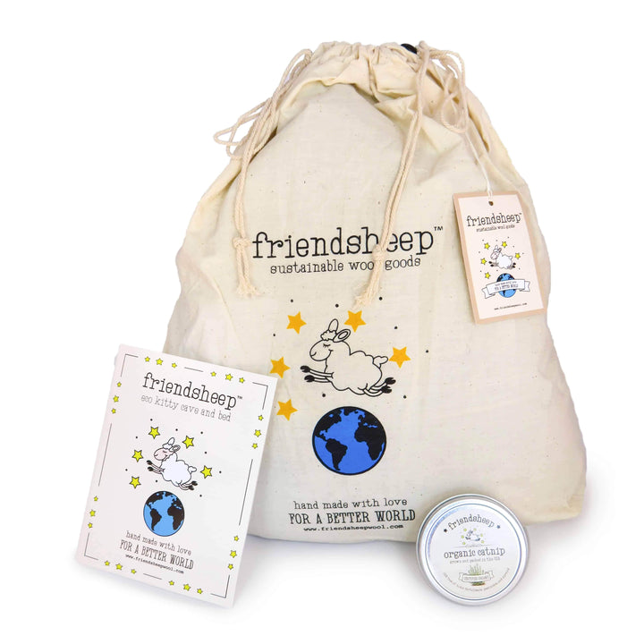 Friendsheep True Blue Eco Kitty Cave "True Blue"