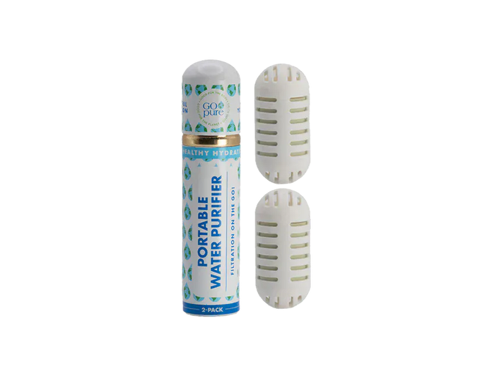 GOpure Pod Plastic-Free Water Filter Pods (2-Pack), 6-Month Supply, Purifies 264 Gallons