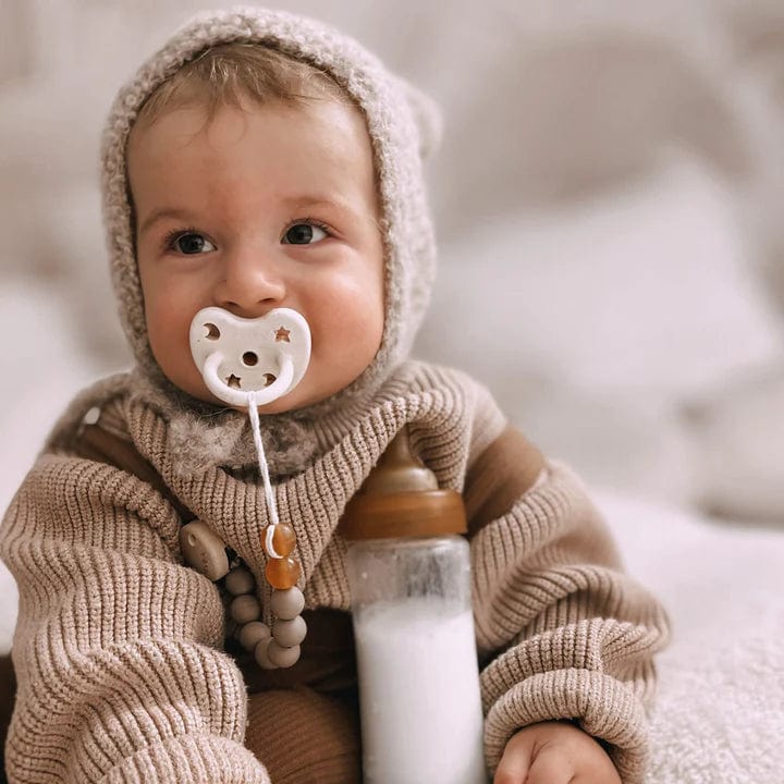 Grey Pacifier Orthodontic Natural Rubber Pacifier - 3-36 Months – ZeroWasteStore.com