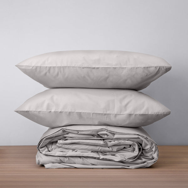 Homebird Textiles Lts. Cool & Crisp Percale Duvet Set