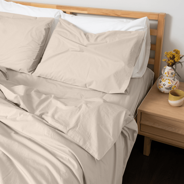 Homebird Textiles Lts. Cool & Crisp Percale Duvet Set