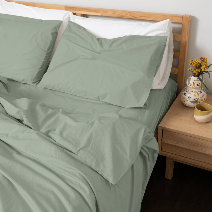 Homebird Textiles Lts. Cool & Crisp Percale Duvet Set