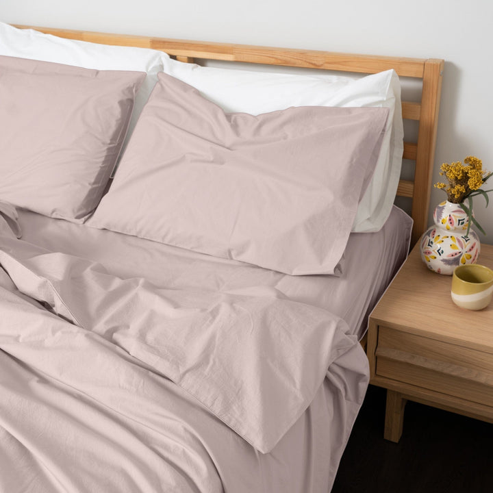 Homebird Textiles Lts. Cool & Crisp Percale Duvet Set