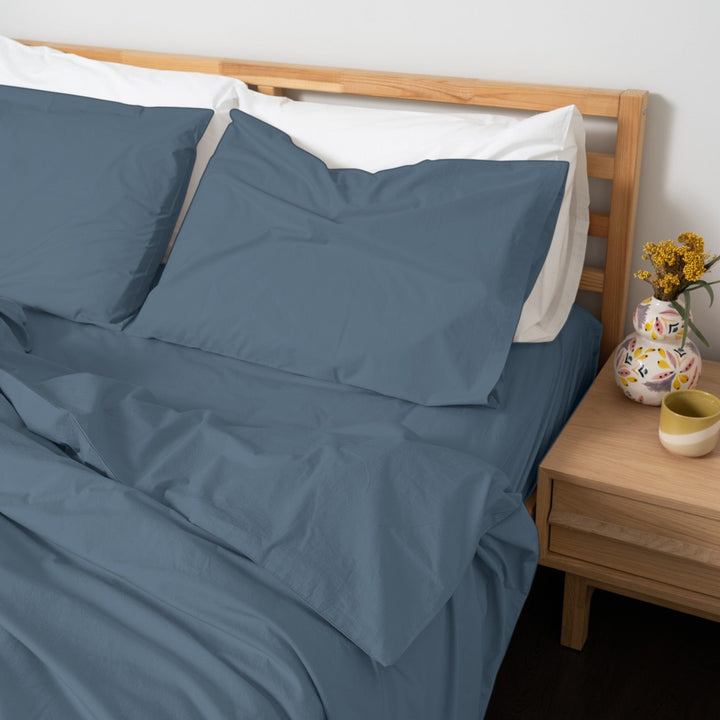 Homebird Textiles Lts. Cool & Crisp Percale Fitted Sheet Set (3-piece)