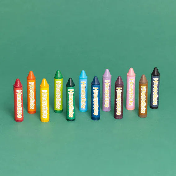 Honeysticks Jumbos 12-pack Honeysticks Natural Beeswax Crayons - Eco Friendly Crayons, 100% Pure Beeswax