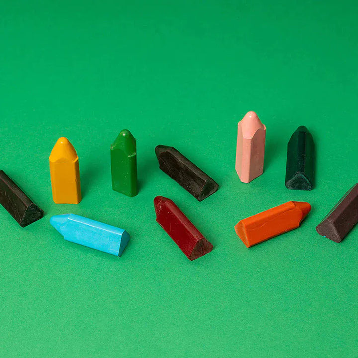Honeysticks Triangles 8-pack Honeysticks Natural Beeswax Crayons - Eco Friendly Crayons, 100% Pure Beeswax