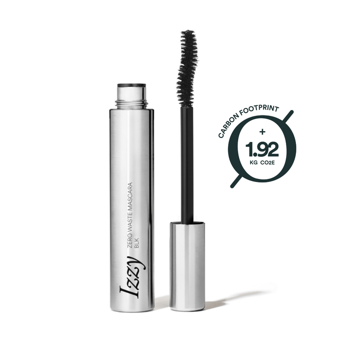 Izzy Zero Waste Beauty BLK Recyclable Mascara - Zero Waste Mascara, Vegan, Carbon Neutral