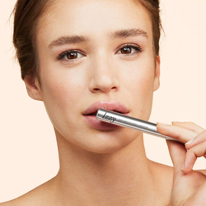 Izzy Zero Waste Beauty Zero Waste Glossy Lip Butter, Zero Waste, Vegan, Carbon-Neutral