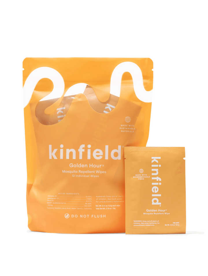 Kinfield 12 Wipes / 1 Pouch Mosquito Repellent Wipes