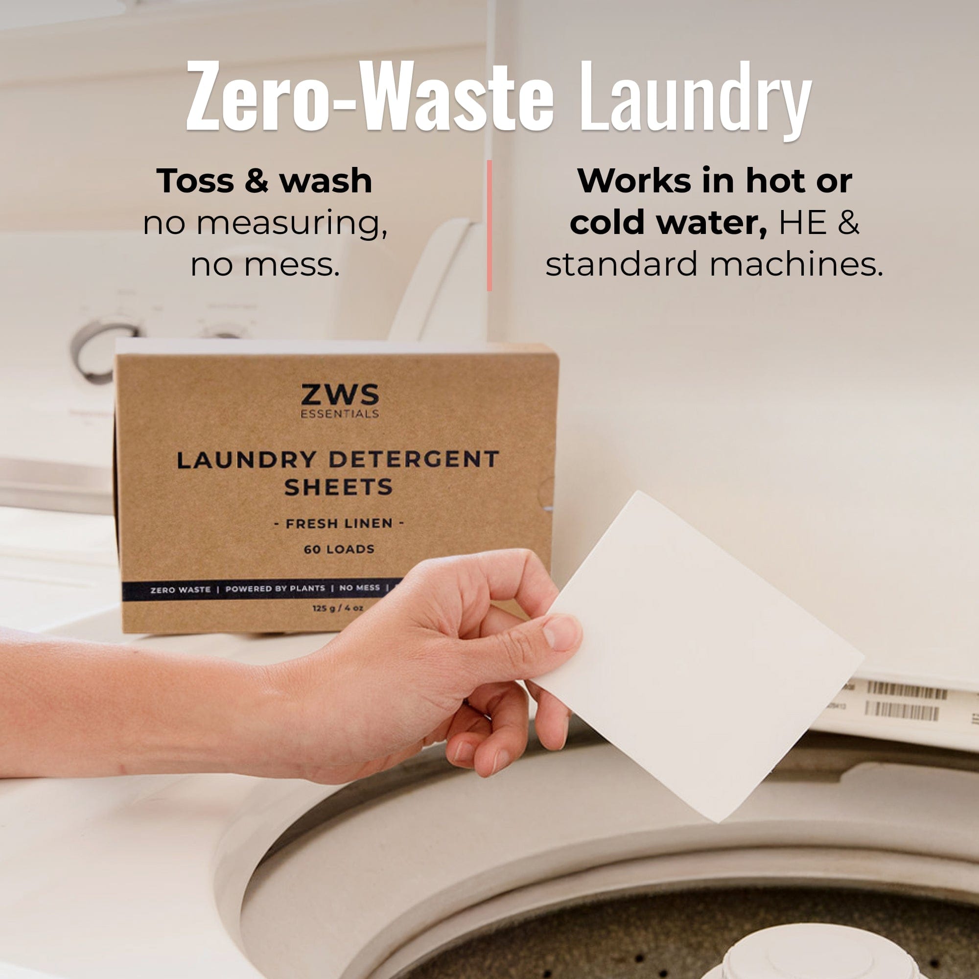 ZWS Essentials Laundry Detergent Sheets