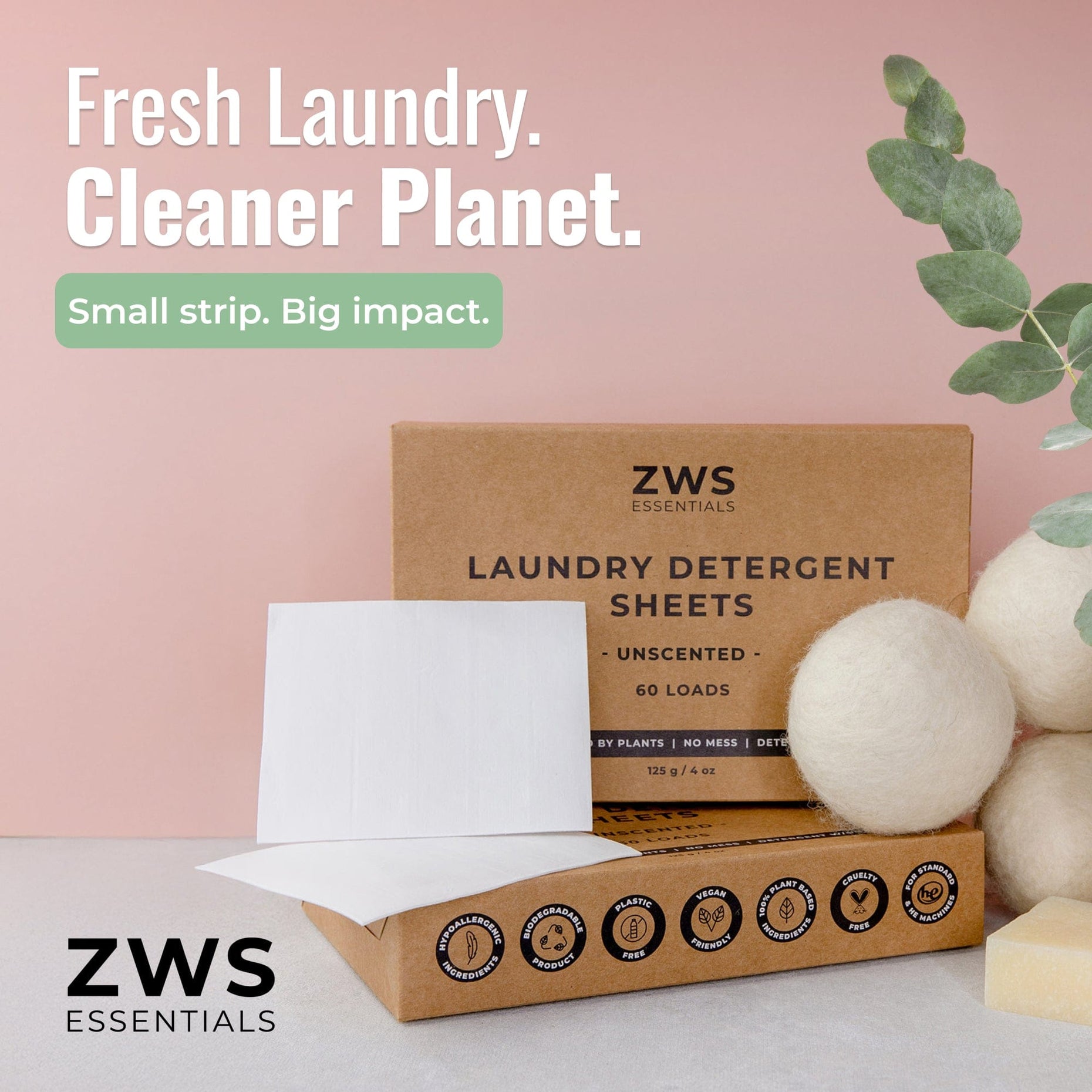 ZWS Essentials Laundry Detergent Sheets