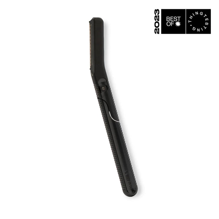 Leaf Shave Black Dermaplaner - Facial Razor, All-Metal Construction, Multiple Colors