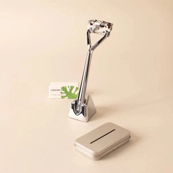 Leaf Shave Chrome Leaf Razor Kit