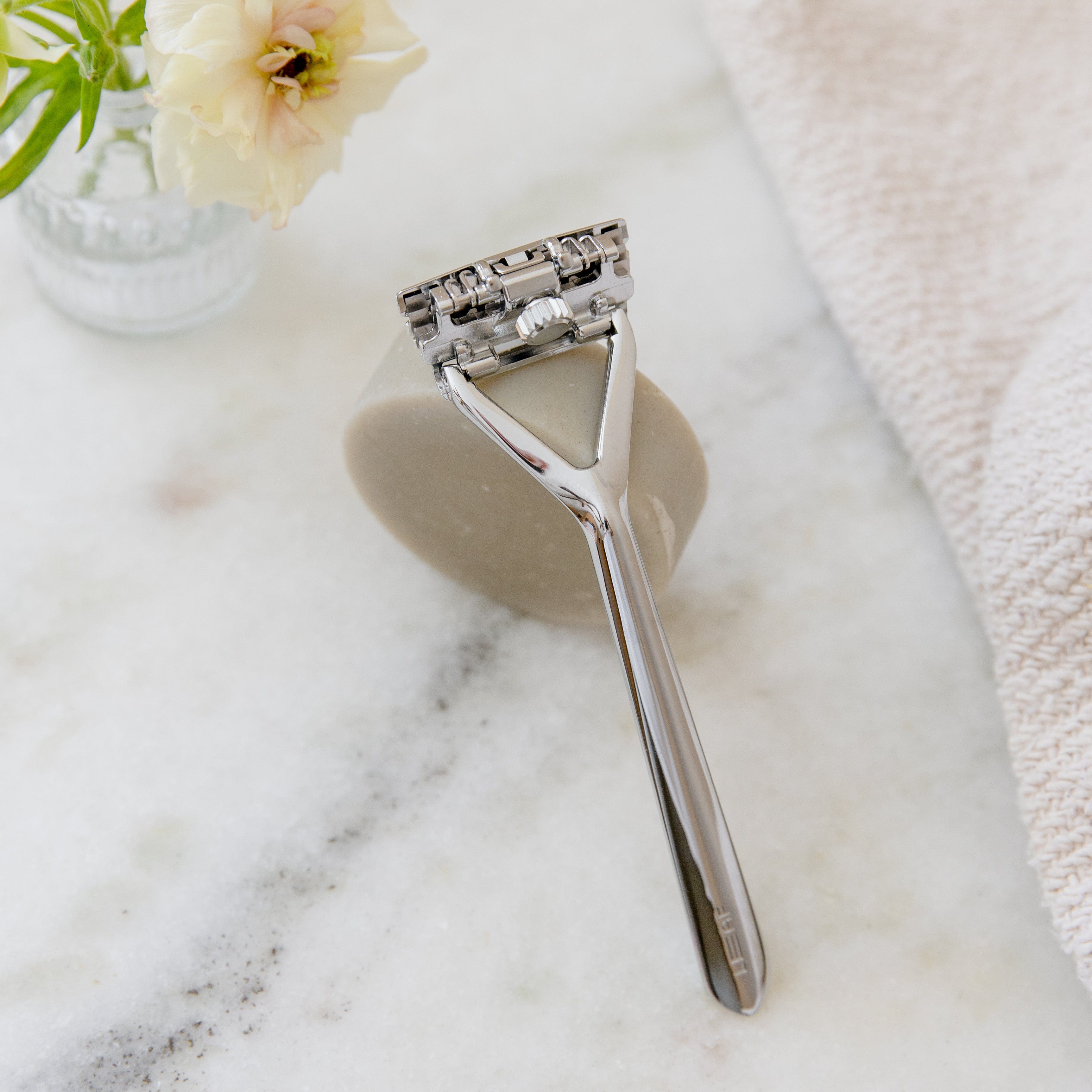 Pring Head Razor Pivoting Head Stainless Steel Razor - Sustainable Razor - Leaf Shave ...