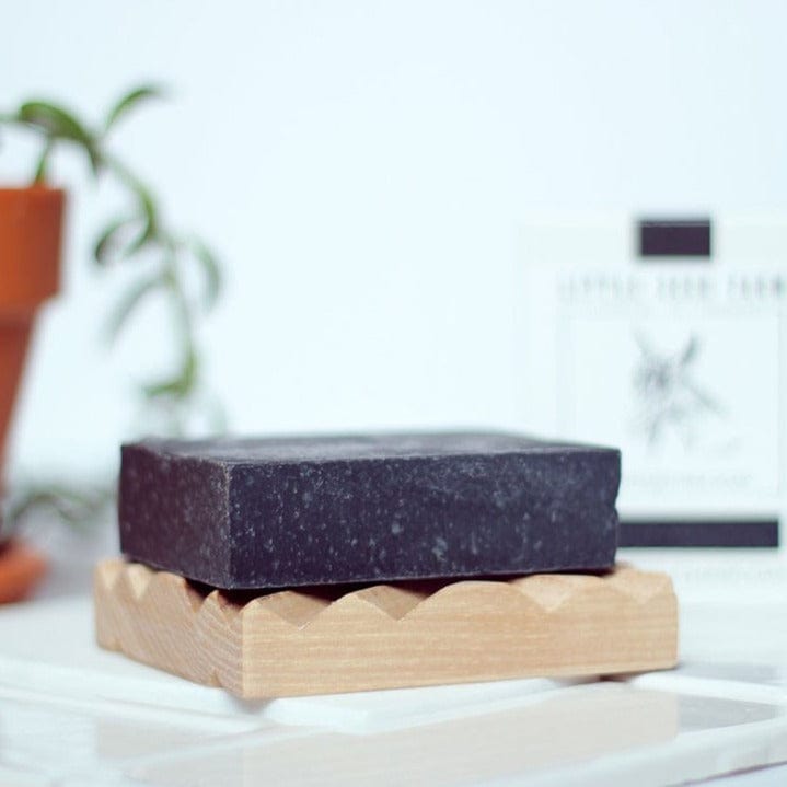 Little Seed Farm Activated Charcoal Face + Body Bar Soap