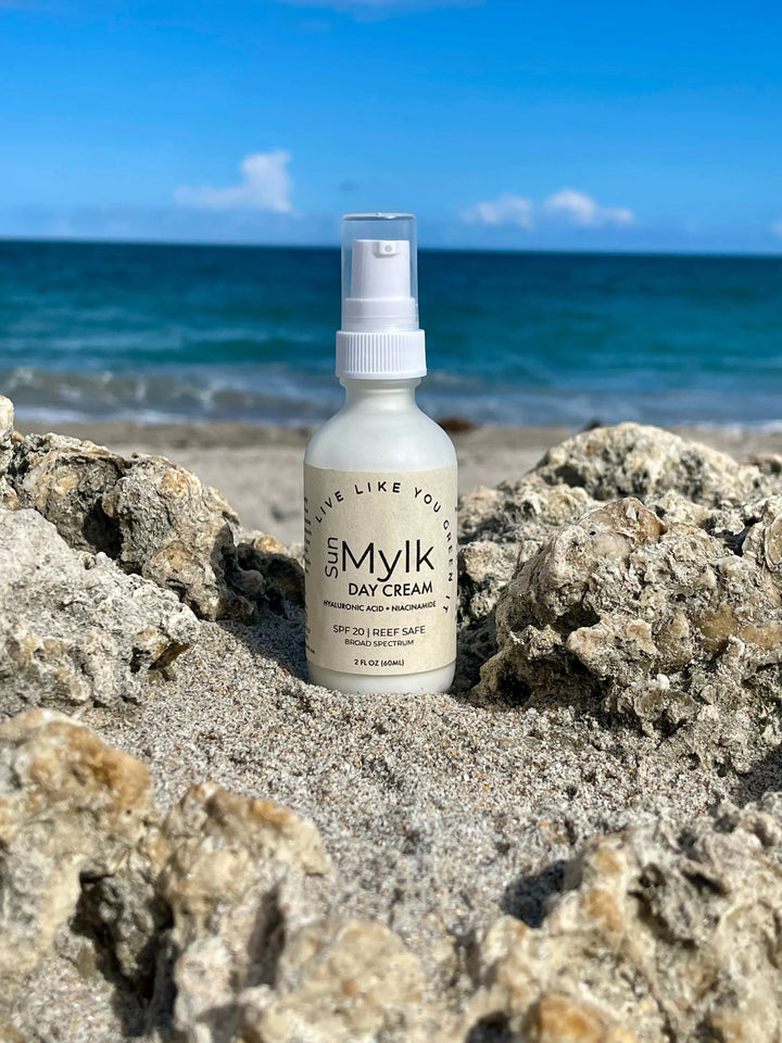 Live Like You Green It Sunscreen, Sun Mylk Day Cream with Mineral Reef-Safe SPF