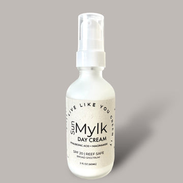 Live Like You Green It Sunscreen, Sun Mylk Day Cream with Mineral Reef-Safe SPF