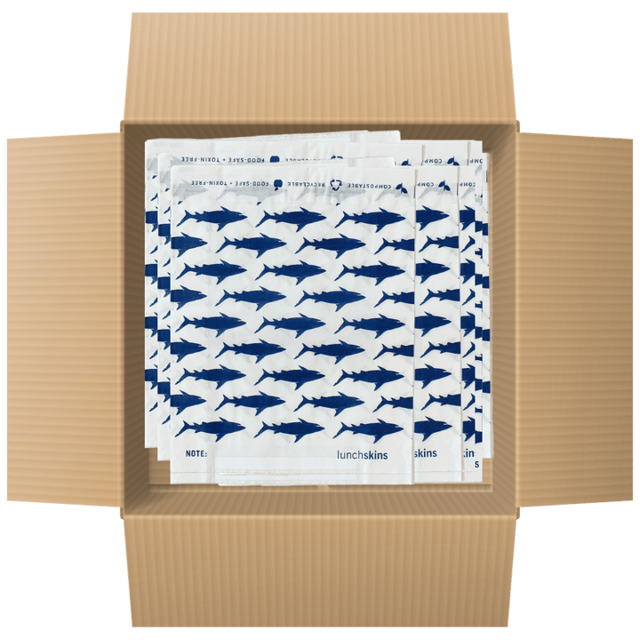 Lunchskins 500 Self-Sealing Sandwich Bags - Shark