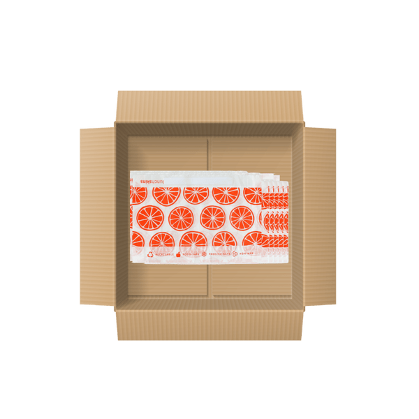 Lunchskins 500 Self-Sealing Snack Bags - Orange