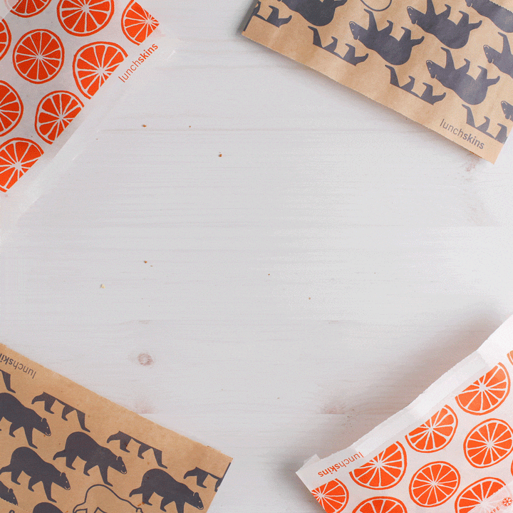 Lunchskins Compostable Paper Snack Bags