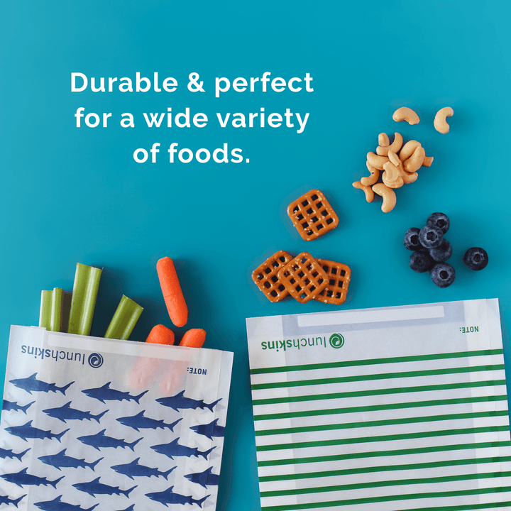 Lunchskins Recyclable Paper Sandwich Bags – Shark Print