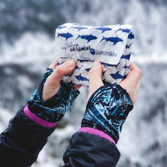 Lunchskins Recyclable Paper Sandwich Bags – Shark Print