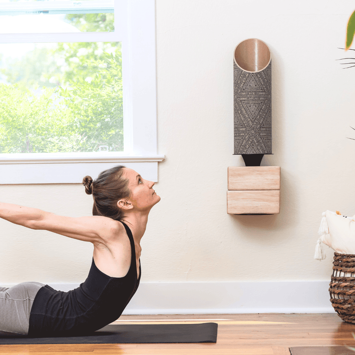 Mache Tribal Yoga Storage Bundle – Sustainable Wall-Mounted Yoga Organizer