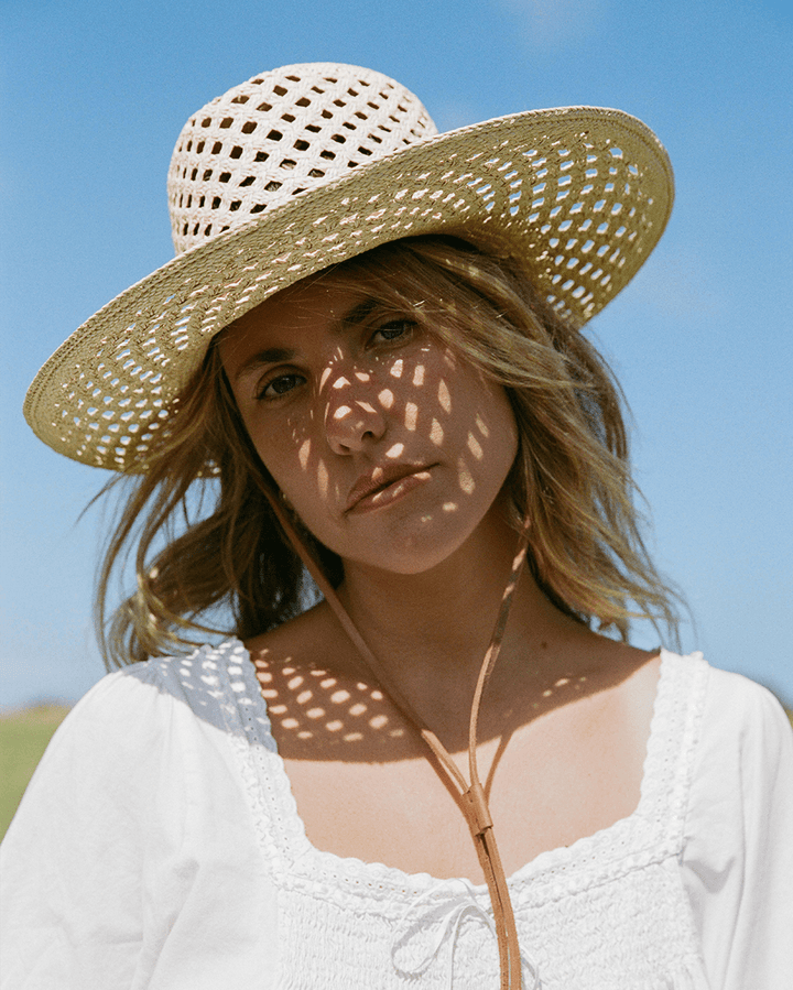 Made by Minga La Ranchera Cut-Out Straw Hat