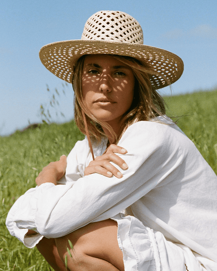 Made by Minga La Ranchera Cut-Out Straw Hat